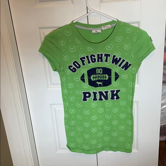 **Victoria secret PINK football t- shirt - Picture 1 of 4